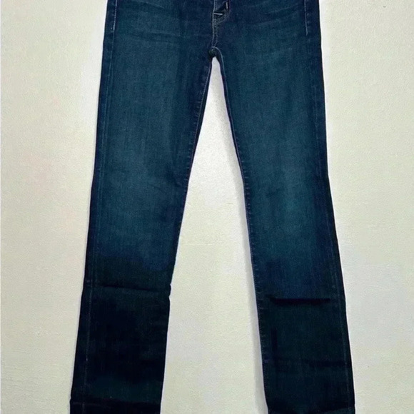203. Hudson Colette Skinny Denim Blue Jeans Dark Wash Sz 27 Cotton Stretch - Picture 2 of 9